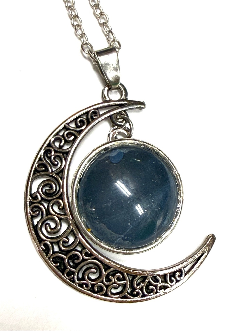 Snap Moon pendant handmade 20mm snap SN20